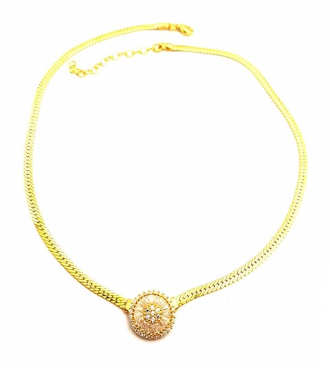 ​​Welch Gold Model Silver Necklace