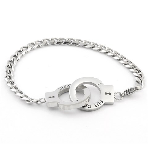 ​Welch Steel Cuffed Chain Bracelet