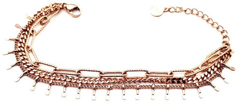 ​Welch Steel Rose Chain Bracelet