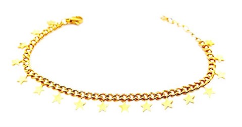 ​​​​​​Welch Steel Star Chain Bracelet