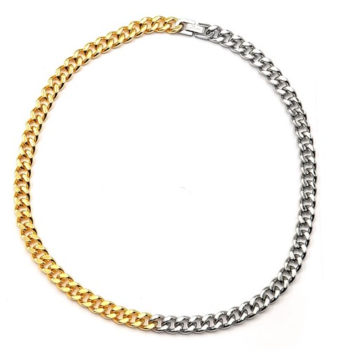 ​​​Welch Gold White Steel Necklace