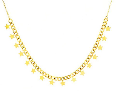 ​​Welch Gold Steel Choker Necklace