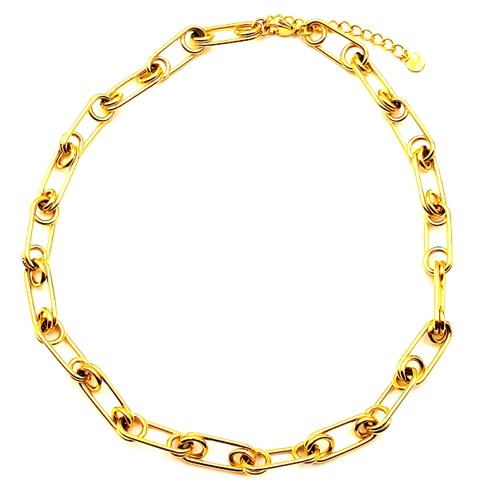 ​​Welch Gold Steel Necklace