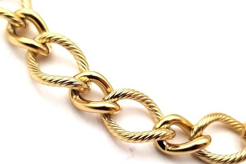 ​Welch Gold Steel Chain Necklace