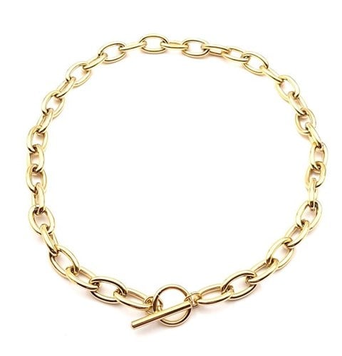 ​Welch Gold Steel Chain Necklace