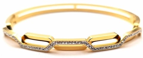 Welch Gold Women's Stone Steel Bracelet