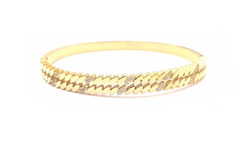 ​Welch Gold Stone Steel Bracelet