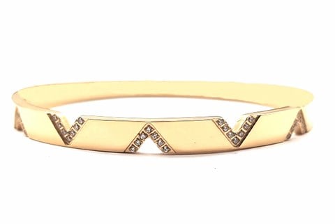 ​Welch Gold Stone V Steel Bracelet