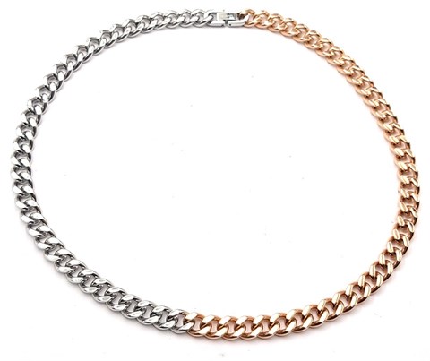 ​​​Welch Rose White Steel Necklace
