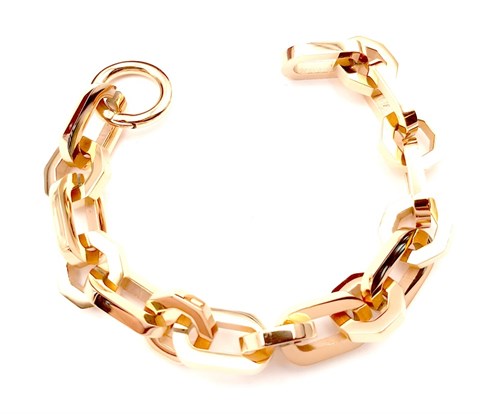 ​​​​Welch Rose Steel Chain Bracelet