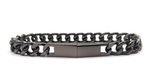 ​Welch Black Steel Chain Bracelet