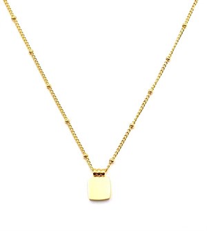 ​​Welch Steel Square Necklace
