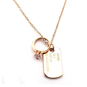 ​​​​Welch Steel Ring Love Necklace