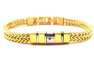 ​​​​Welch Gold White Steel Bracelet