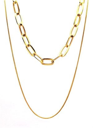 ​Welch Gold Steel Choker Necklace