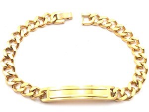 ​​Welch Gold Steel Chain Bracelet