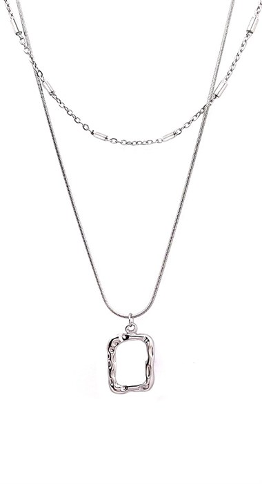 ​Welch Square Steel Necklace