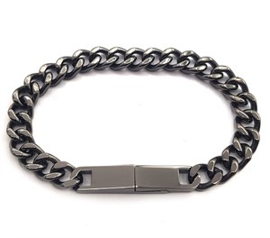 ​Welch Black Steel Chain Bracelet