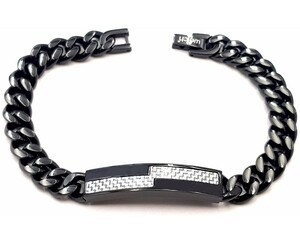 ​​​​​​​Welch Black Chain Steel Bracelet