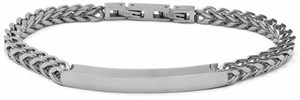 ​​Welch Whıte Steel Chain Bracelet