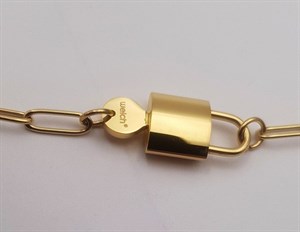 Welch Gold Steel Padlock Bracelet