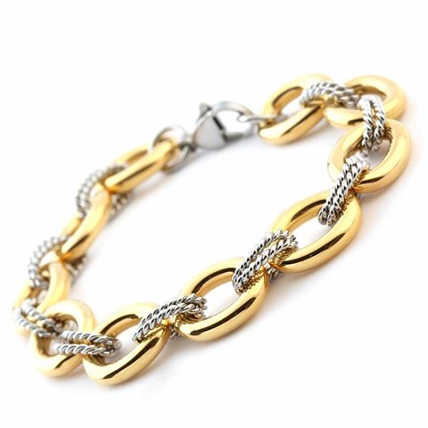 Welch Gold Steel Gold Model Bracelet
