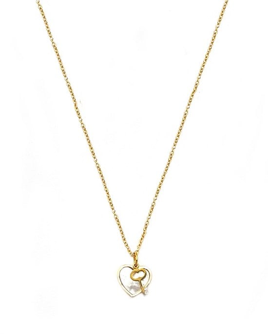 Welch Gold Steel Clad Locked Necklace