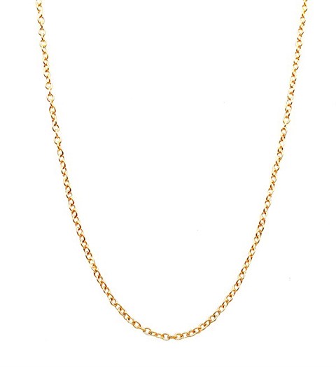 Welch Gold Steel Chain Necklace