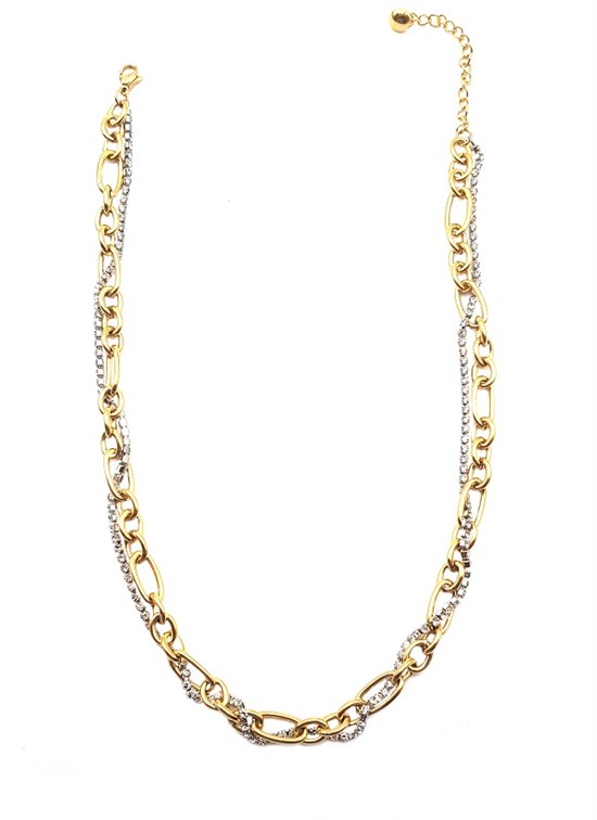 Welch Gold Waterway Steel Necklace