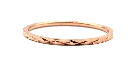 Welch Rose Steel Minimal Ring