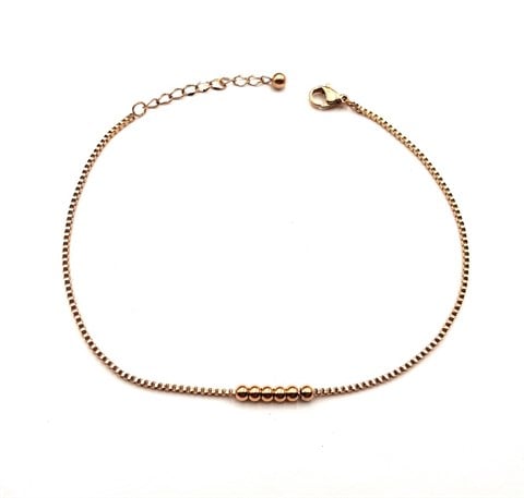 Welch Rose Steel Chain Anklet