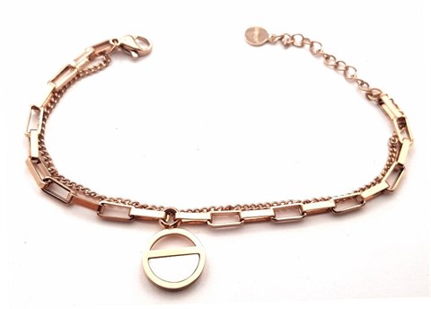 Welch Rose Steel Chain Bracelet