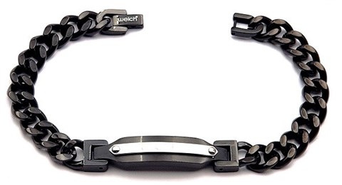 Welch Black Chain Steel Bracelet